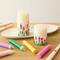 Floral Painted Candles